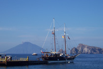 Stromboli et Basiluzzo vus de Panarea